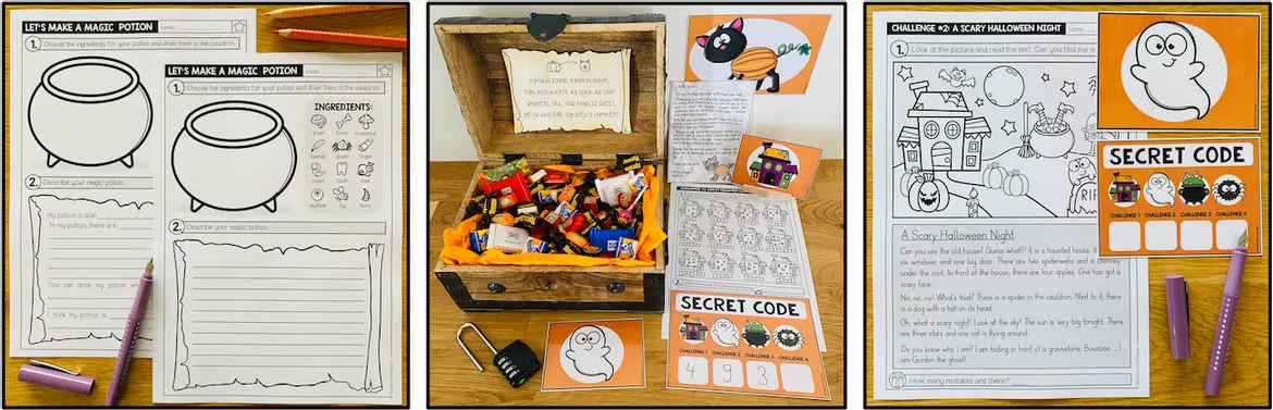 Bild in der Beschreibung des Unterrichtsmaterials Halloween Escape Room Englisch – A Halloween Disaster | 4.–5. Klasse von Unterrichtmitspass #3