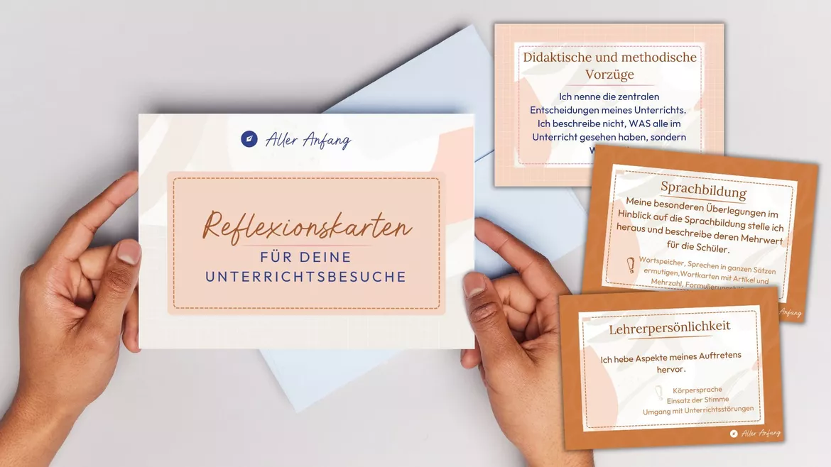Bild in der Beschreibung des Unterrichtsmaterials Checkliste | Reflexionsgespräche im Referendariat von Lehrerglück #4