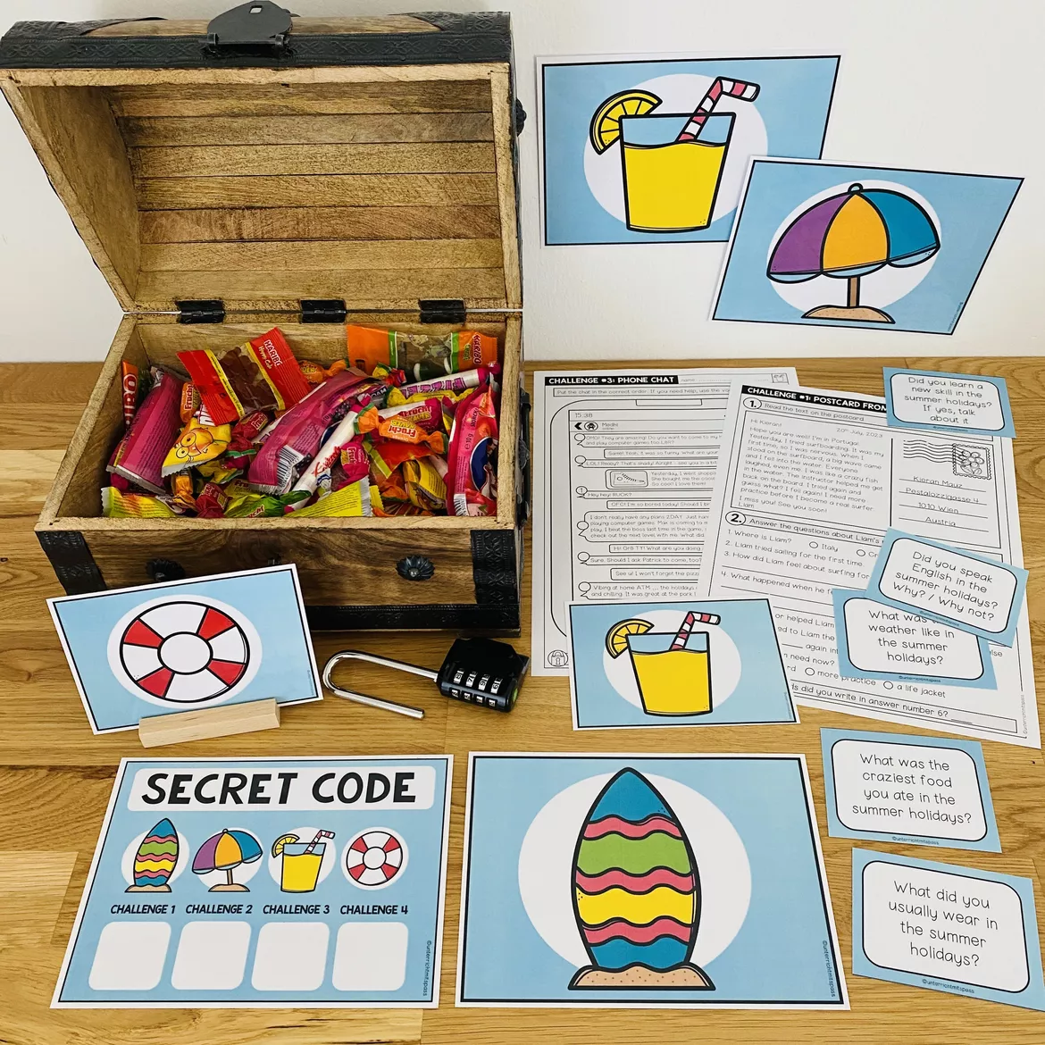 Bild in der Beschreibung des Unterrichtsmaterials BACK TO SCHOOL - Escape Room von MyTeachingFactory #1