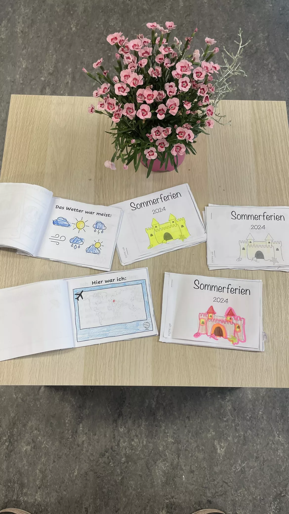 Bild in der Beschreibung des Unterrichtsmaterials Meine Ferien - Sommerferien-Buch zum Schulstart von Fr.Bachli #1