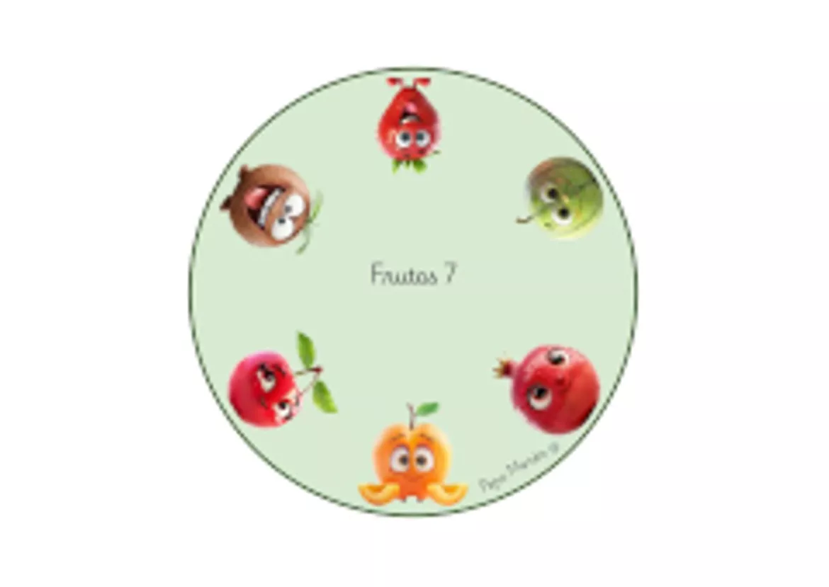 Bild in der Beschreibung des Unterrichtsmaterials Ruletas de vocabulario de frutas von Pepa Morón #2