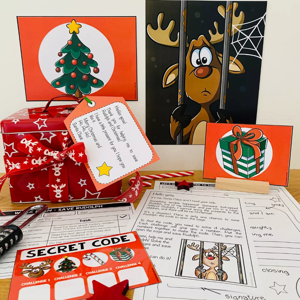 Bild in der Beschreibung des Unterrichtsmaterials SAVE RUDOLPH - Escape Room von MyTeachingFactory #1