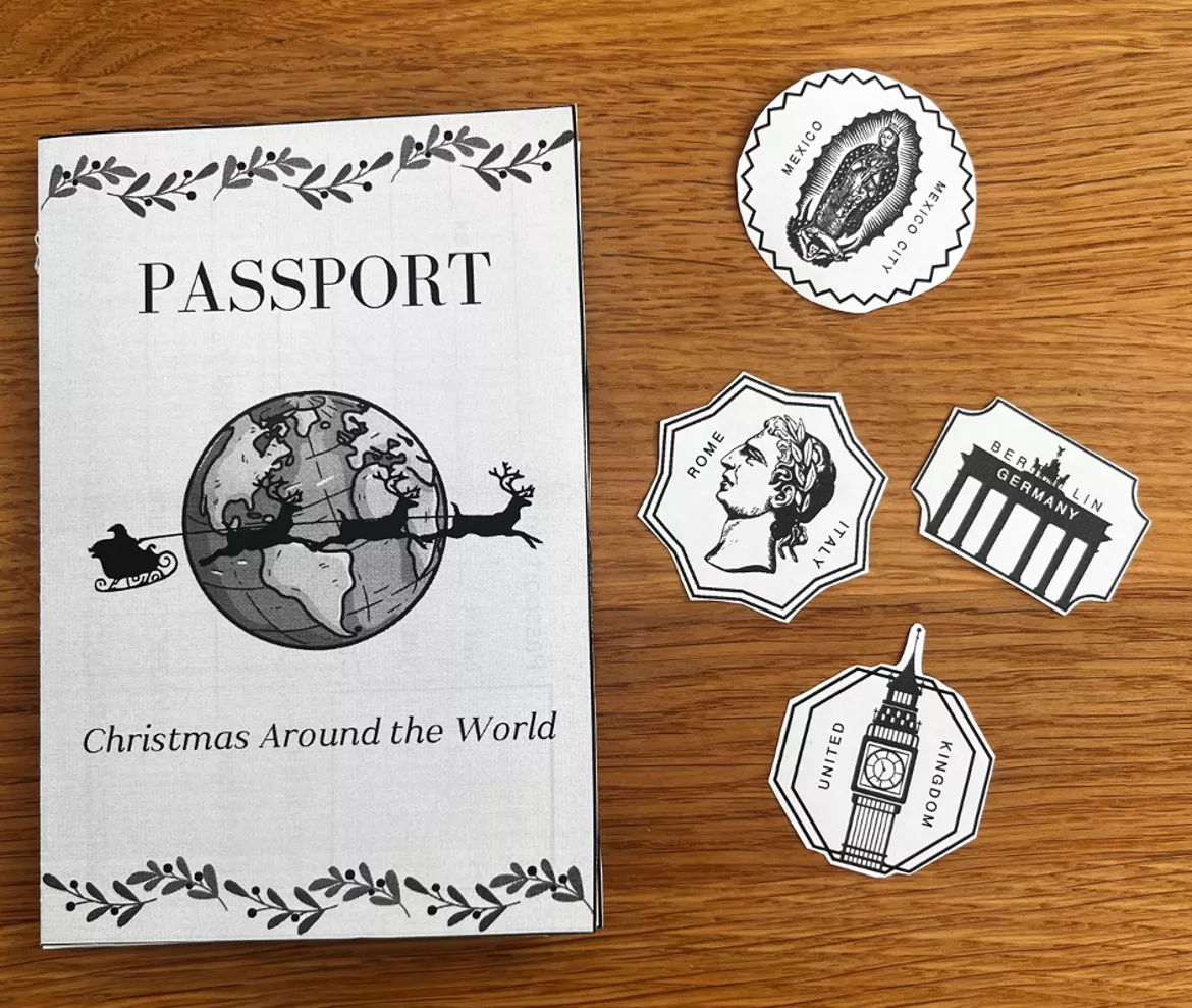 Bild in der Beschreibung des Unterrichtsmaterials Passport: Christmas around the world von happylessons #1