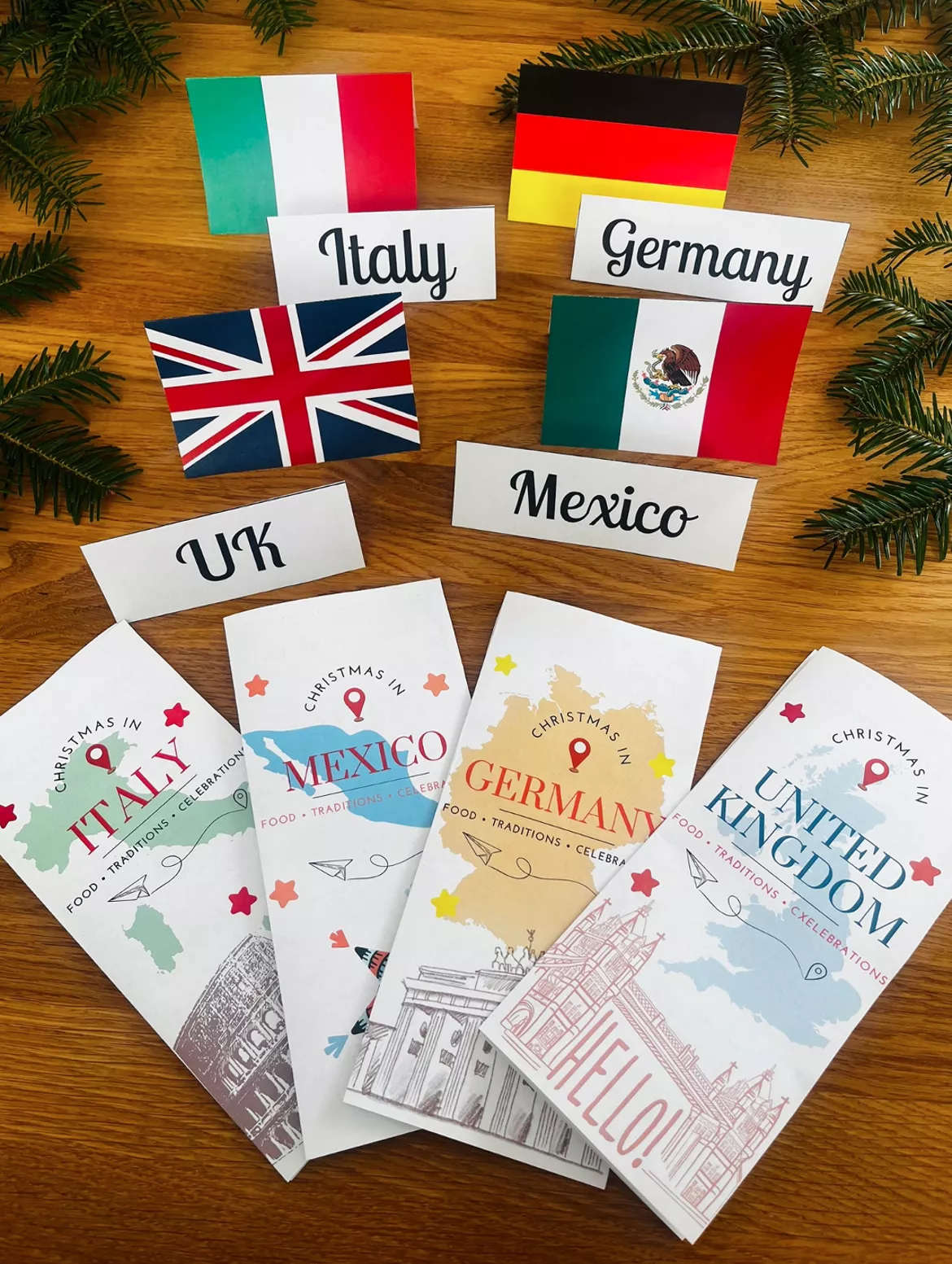 Bild in der Beschreibung des Unterrichtsmaterials Explore Christmas around the World von happylessons #1
