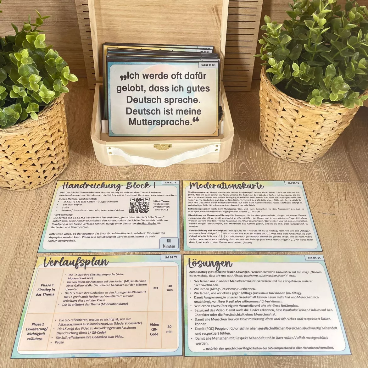 Bild in der Beschreibung des Unterrichtsmaterials Anti-Rassismus-Koffer (Planung, Material (auch editierbar) und Lösung für 3 Projekttage oder als Reihe mit 18 Stunden) digital und analog von Sandras Ideenkiste #3