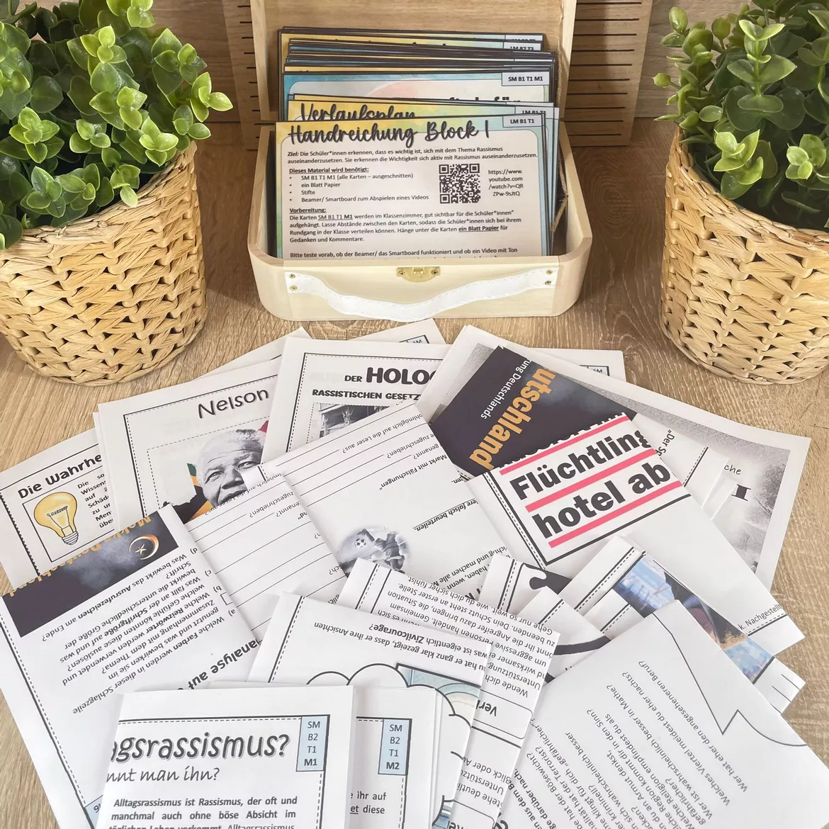 Bild in der Beschreibung des Unterrichtsmaterials Anti-Rassismus-Koffer (Planung, Material (auch editierbar) und Lösung für 3 Projekttage oder als Reihe mit 18 Stunden) digital und analog von Sandras Ideenkiste #2