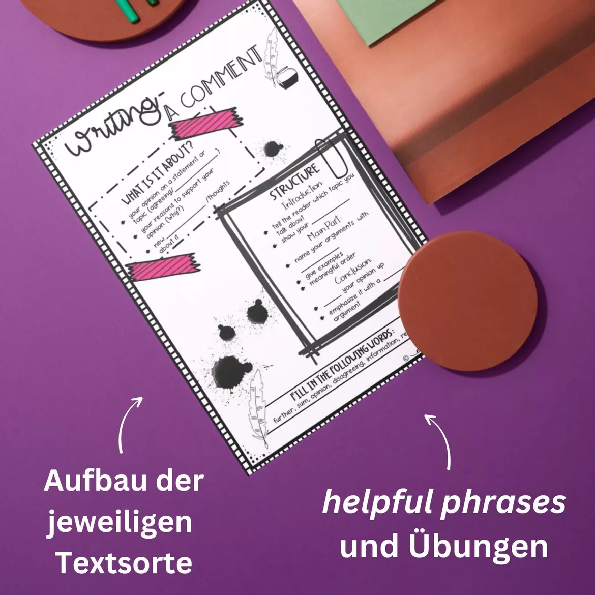 Bild in der Beschreibung des Unterrichtsmaterials Writing Workshop Bundle: Alle wichtigen Textsorten für den Englischunterricht von englishlove #2