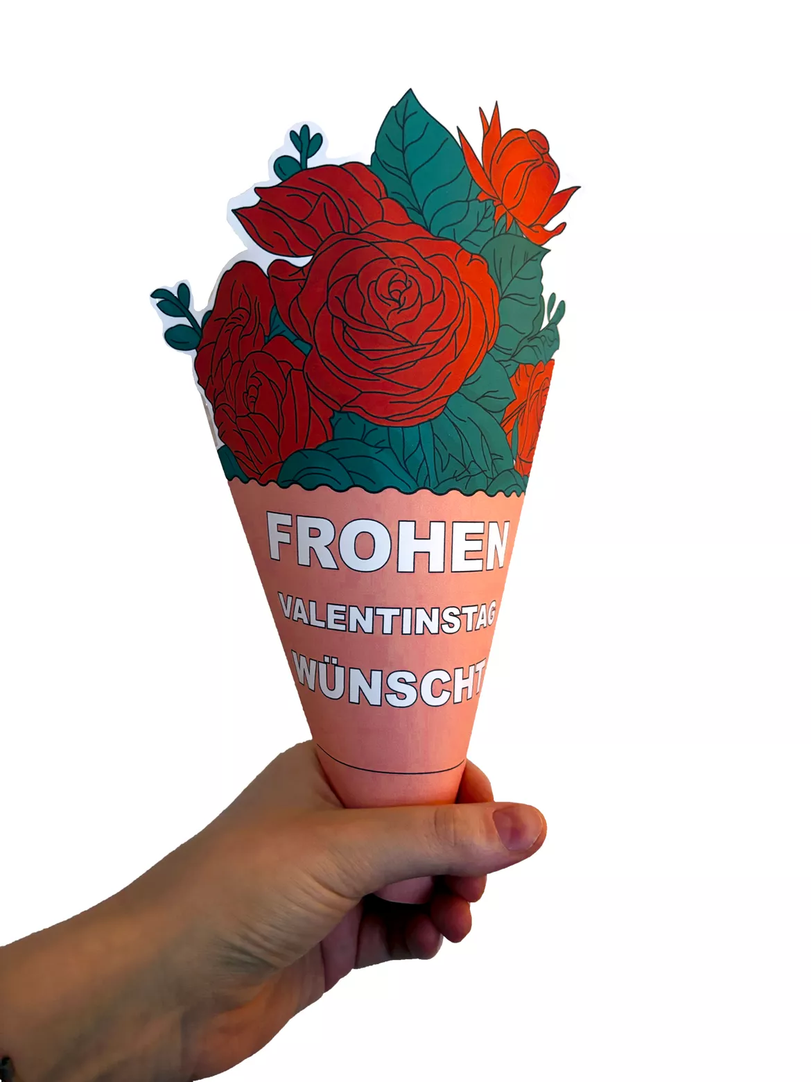 Bild in der Beschreibung des Unterrichtsmaterials Valentinstags-Rosen 🌹❤️ Kreativ Basteln für den perfekten Valentinstag von Die klugen Rabauken #1