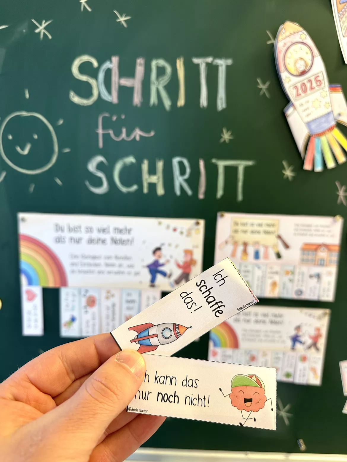 Bild in der Beschreibung des Unterrichtsmaterials Mutmacher TO GO rund ums Zeugnis – Wertschätzung statt nur Noten von Doodleteacher #1