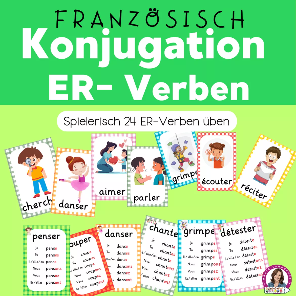 Bild in der Beschreibung des Unterrichtsmaterials Escape Room Französisch - La famille - spielerisch lernen! von Magic Learning Tools Diana #2
