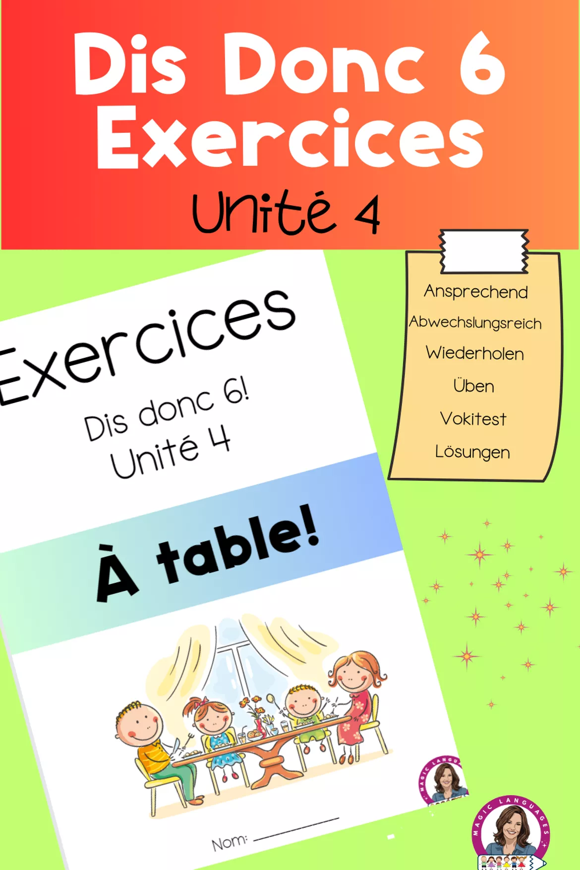 Bild in der Beschreibung des Unterrichtsmaterials Escape Room Französisch - La famille - spielerisch lernen! von Magic Learning Tools Diana #5