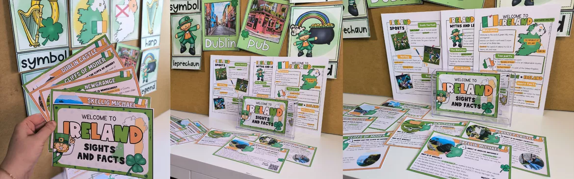 Bild in der Beschreibung des Unterrichtsmaterials Ireland | Sparpaket | Landeskunde | Englisch | Materialpaket von ms.doubtfire #1
