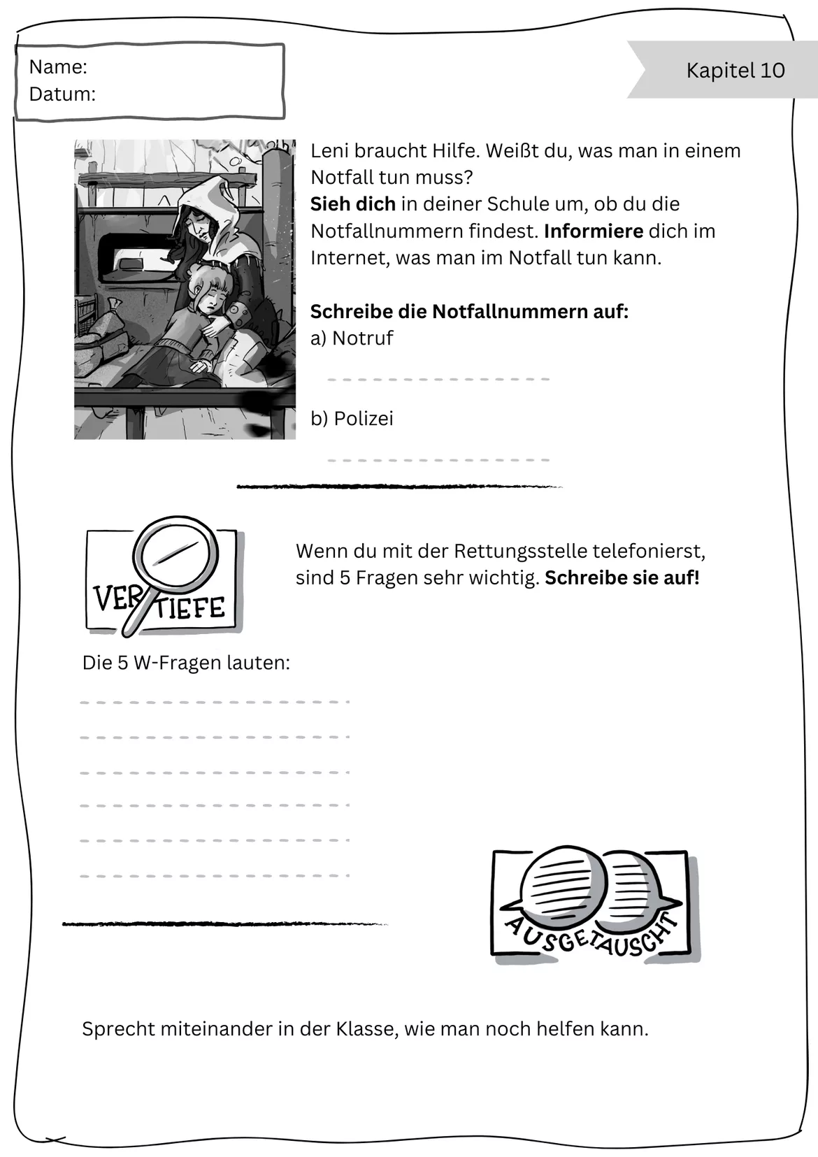 Bild in der Beschreibung des Unterrichtsmaterials Der Schrazelschatz - ein Krimi, ideal für Wenigleser von Susanne Ospelkaus #2