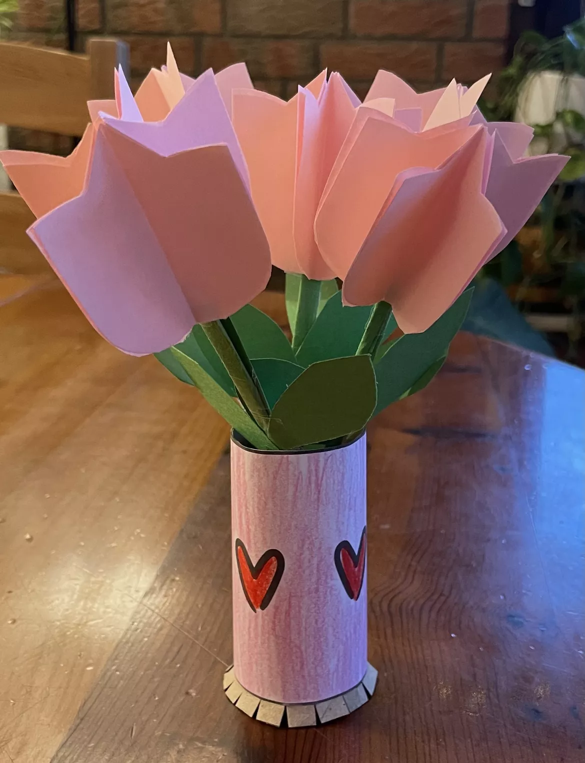 Bild in der Beschreibung des Unterrichtsmaterials Muttertag / Vatertag - Blumenstrauß in Vase von Fr.Bachli #2