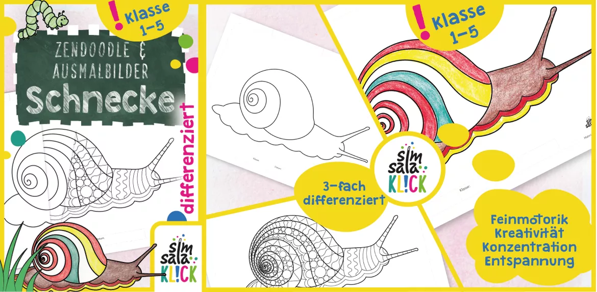 Bild in der Beschreibung des Unterrichtsmaterials wachsendes *SPAR-PAKET* Ausmalbilder für die Grundschule (Klasse 1-4) von simsalaKLICK #2
