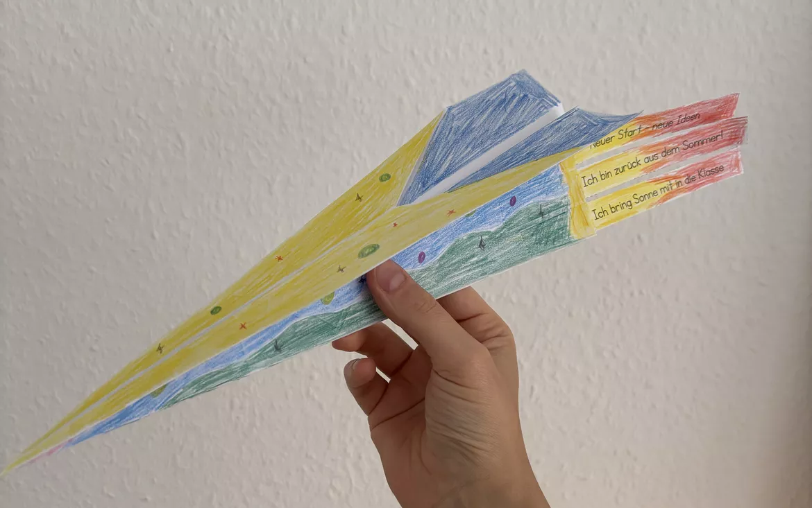 Bild in der Beschreibung des Unterrichtsmaterials Mein Ferienflieger ✈️☀️📬 Grüße rund um die Ferienzeit von Die klugen Rabauken #1