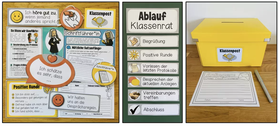 Bild in der Beschreibung des Unterrichtsmaterials KLASSENRAT - Materialpaket von Unterrichtmitspass #1
