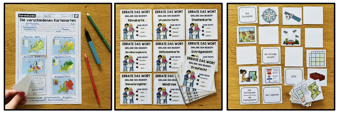 Bild in der Beschreibung des Unterrichtsmaterials KARTENKUNDE - Materialpaket von Unterrichtmitspass #5