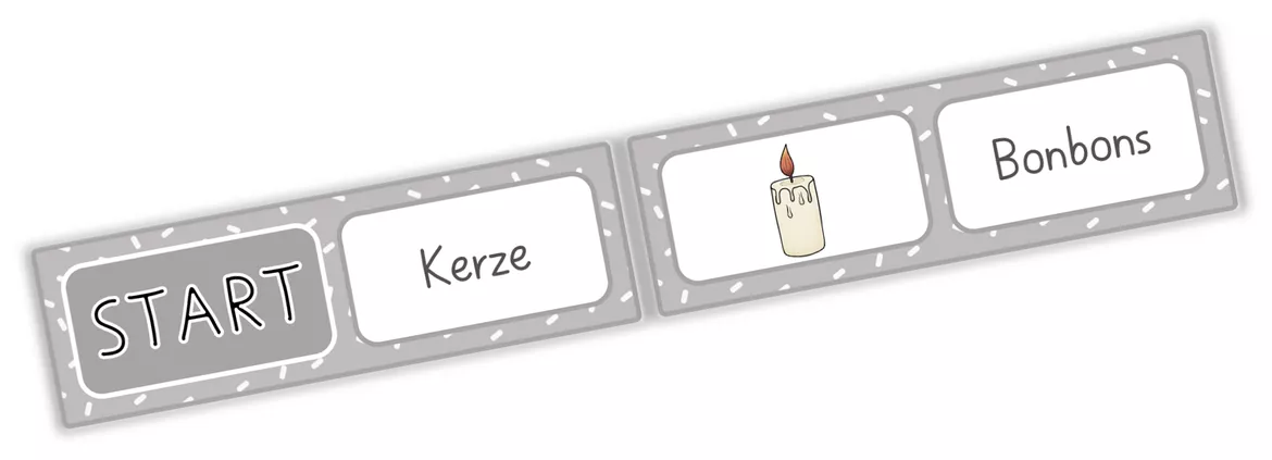 Bild in der Beschreibung des Unterrichtsmaterials Lesespiel Domino Halloween - Wörter lesen - Sätze lesen von Kreadura #1