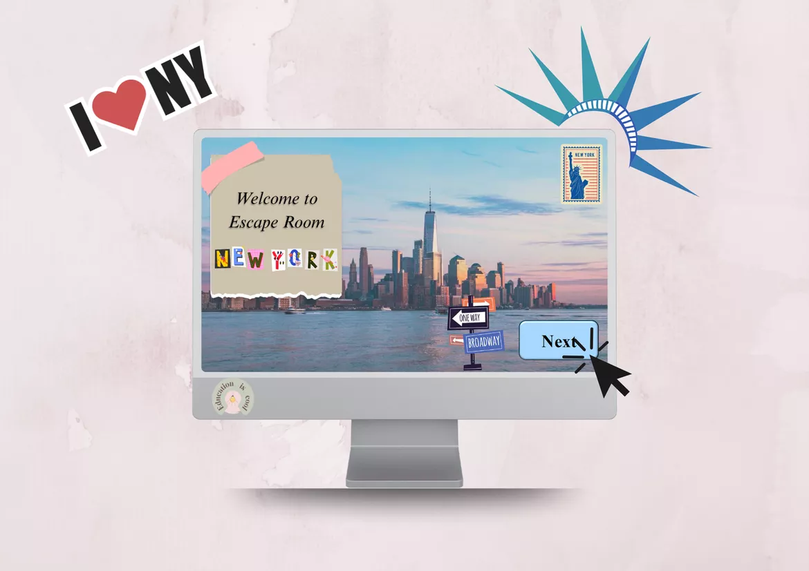 Bild in der Beschreibung des Unterrichtsmaterials Escape Room A day in New York City | Englisch von education_is_cool #1