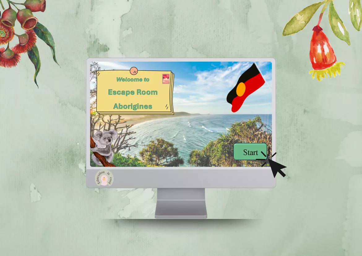 Bild in der Beschreibung des Unterrichtsmaterials Escape Room Aborigines Australien (Australia) | English von education_is_cool #1