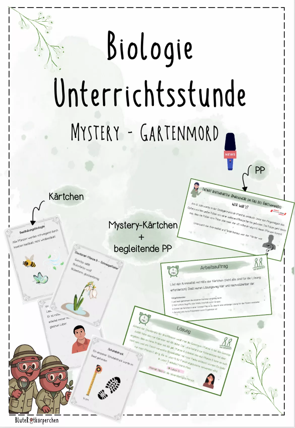 Bild in der Beschreibung des Unterrichtsmaterials Genetik: Mendelsche Regeln | Biologie 12 | 3 fertige Unterrichtsstunden | sofort einsetzbar von BluteRotkörperchen #2
