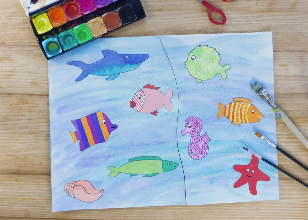 Bild in der Beschreibung des Unterrichtsmaterials Kunst Klasse 1, Anfangsunterricht in der Grundschule, Materialpaket von Pinselpauker #2