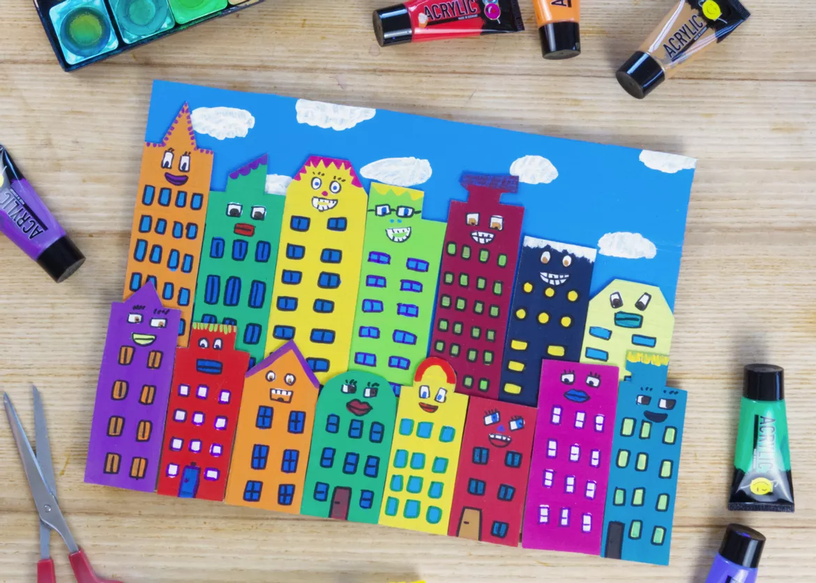 Bild in der Beschreibung des Unterrichtsmaterials Kunst James Rizzi, 3 Projekte für die Grundschule, Materialpaket von Pinselpauker #3