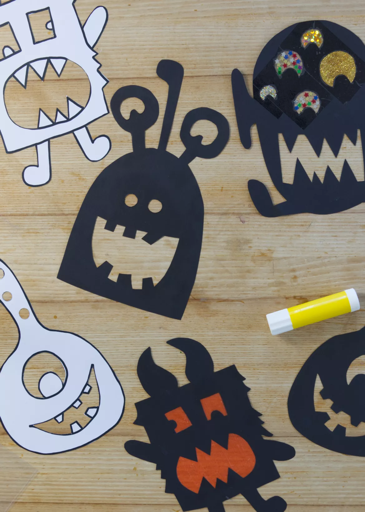 Bild in der Beschreibung des Unterrichtsmaterials Kunst Halloween, Klasse 1, Klasse 2, Grundschule, Materialpaket von Pinselpauker #3