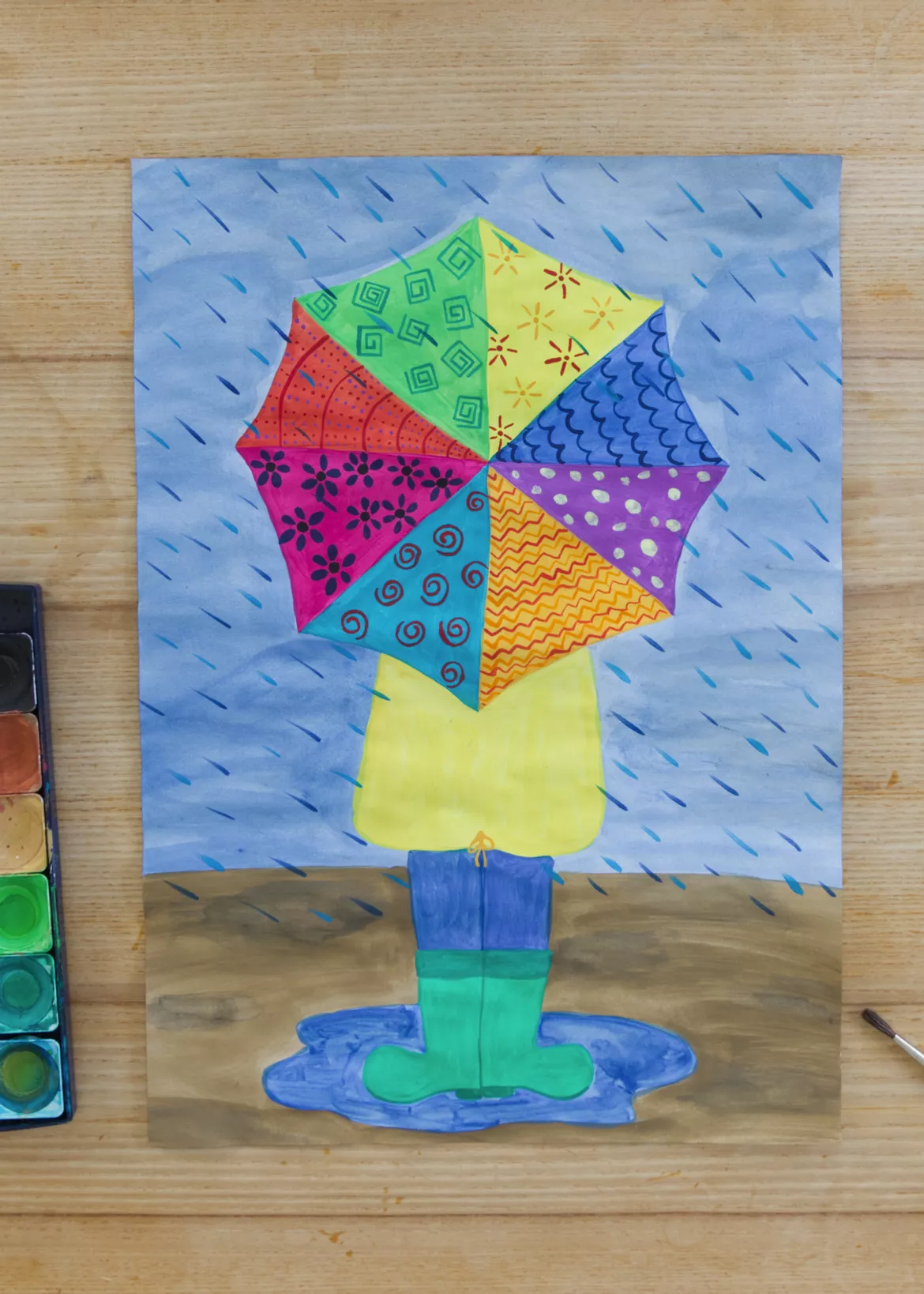 Bild in der Beschreibung des Unterrichtsmaterials Kunst Herbst, für die 3. und 4. Klasse, Grundschule, Materialpaket von Pinselpauker #4