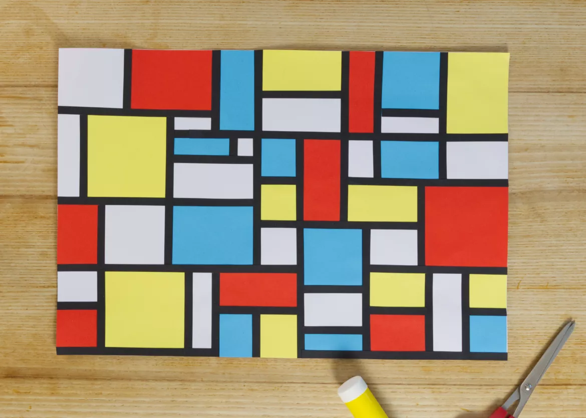 Bild in der Beschreibung des Unterrichtsmaterials Abstrakte Kunst, 5 Ideen für den Unterricht in der Grundschule, Materialpaket von Pinselpauker #1