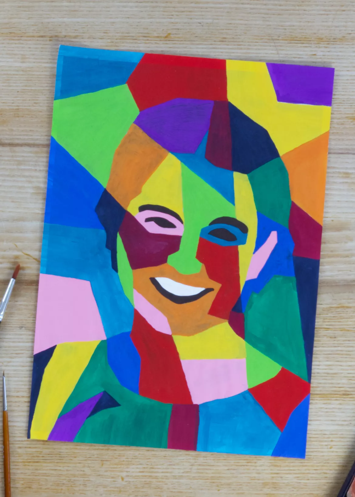 Bild in der Beschreibung des Unterrichtsmaterials Kunst Pop-Art, 3 Projekte für die Grundschule, Materialpaket, Kunstunterricht von Pinselpauker #2