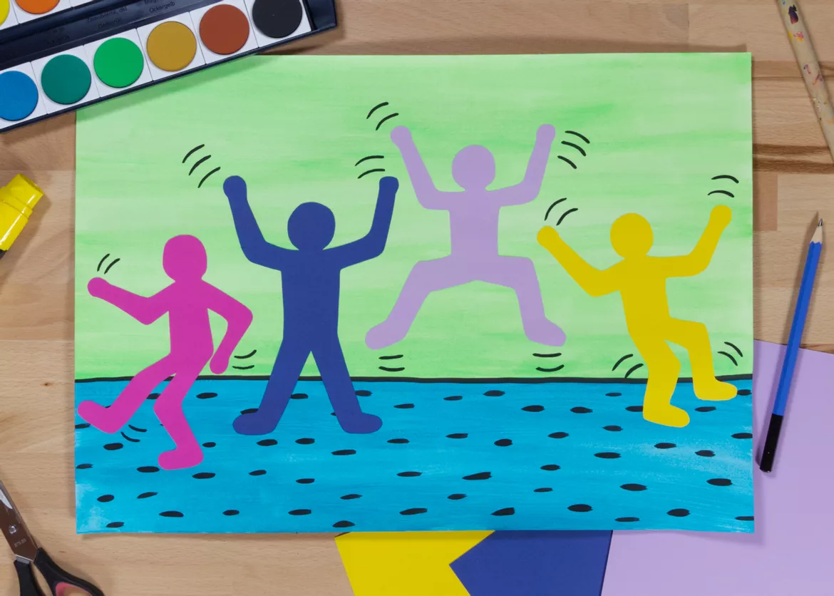 Bild in der Beschreibung des Unterrichtsmaterials Kunst Pop-Art, 3 Projekte für die Grundschule, Materialpaket, Kunstunterricht von Pinselpauker #1