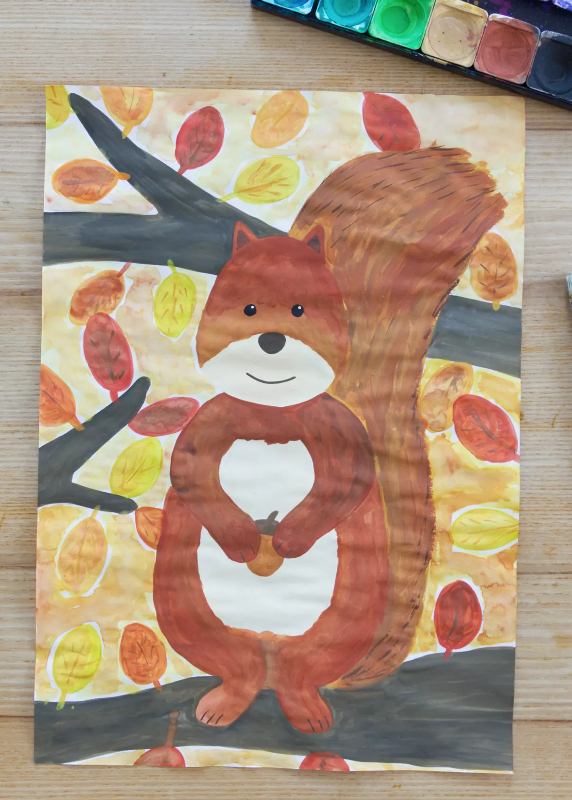Bild in der Beschreibung des Unterrichtsmaterials Kunst Herbst, für die 3. und 4. Klasse, Grundschule, Materialpaket von Pinselpauker #1