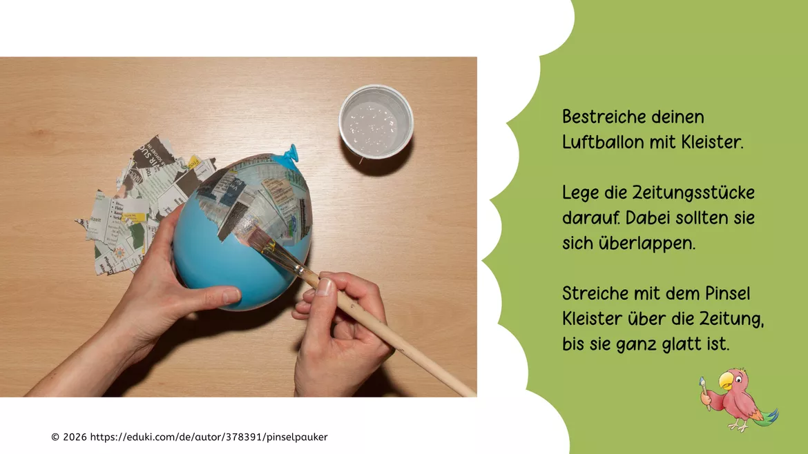 Bild in der Beschreibung des Unterrichtsmaterials Ostertiere aus Pappmache, Werken Ostern von Pinselpauker #2