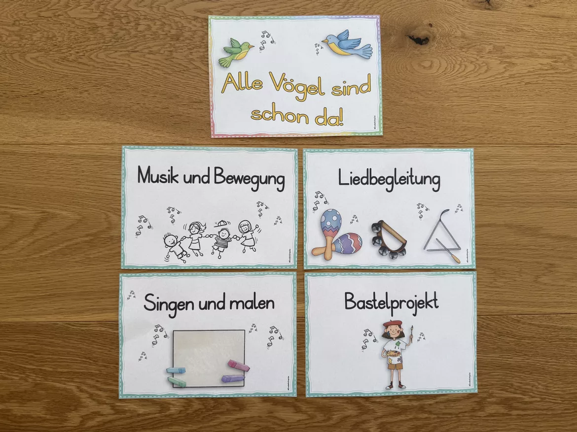 Bild in der Beschreibung des Unterrichtsmaterials Musikreihe: "Alle Vögel sind schon da!" (Klasse 1-4) von Grundschulimpulse #2