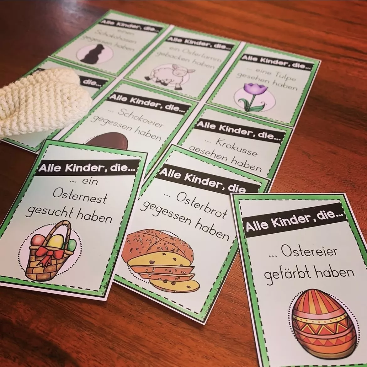 Bild in der Beschreibung des Unterrichtsmaterials Bewegungsspiel - Erzählen von den Osterferien: Alle Kinder, die... von allerlei_fuer_die_schule #2