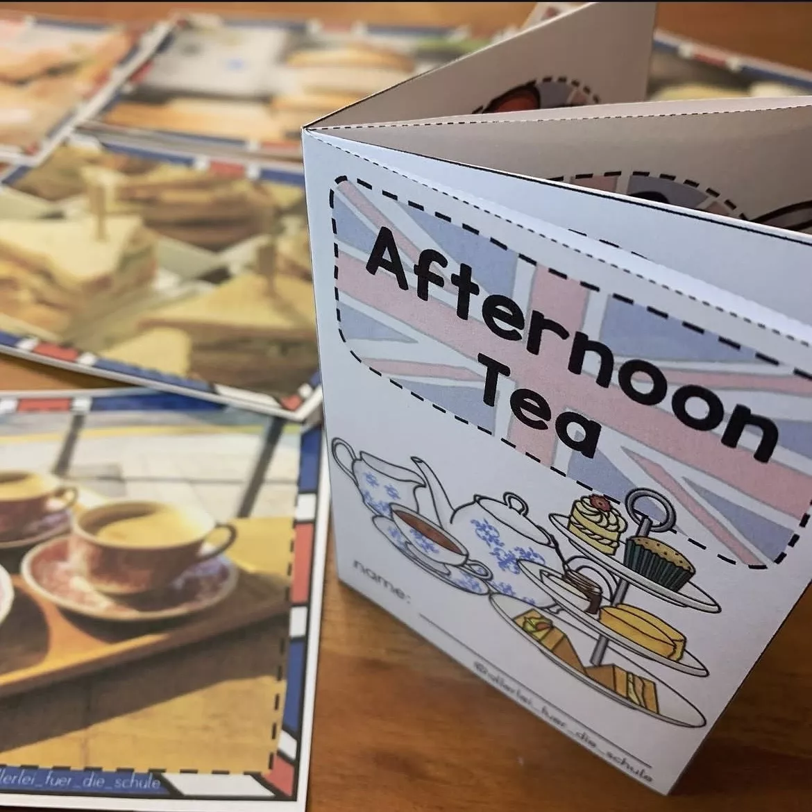 Bild in der Beschreibung des Unterrichtsmaterials Materialpaket - Afternoon Tea / Tea Time von allerlei_fuer_die_schule #1