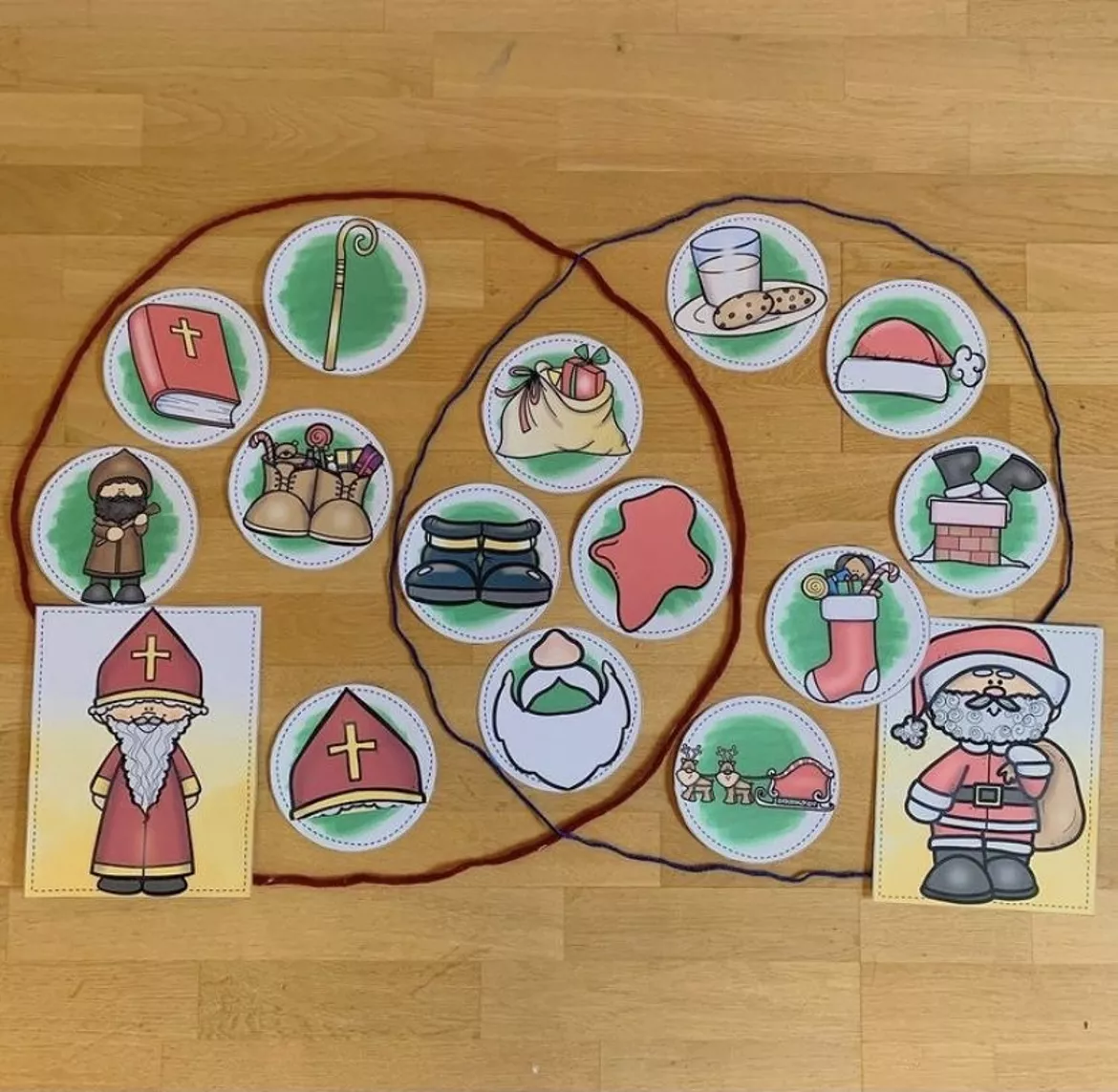 Bild in der Beschreibung des Unterrichtsmaterials Nikolaus und Weihnachtsmann: Gemeinsamkeiten und Unterschiede von allerlei_fuer_die_schule #1