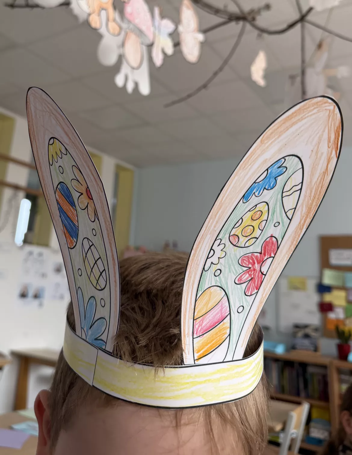Bild in der Beschreibung des Unterrichtsmaterials Hasenohren basteln / Ostern Bastelvorlage / Ostern Osterhase von Doodleteacher #2