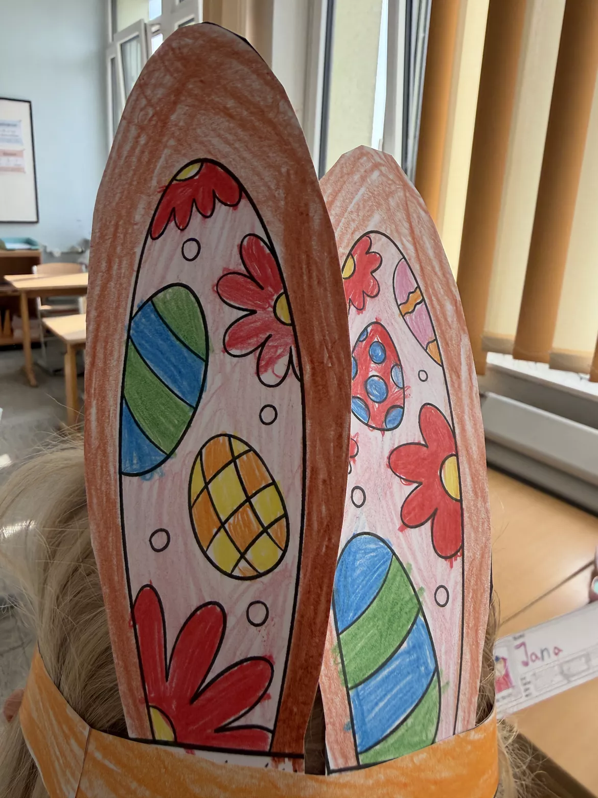Bild in der Beschreibung des Unterrichtsmaterials Hasenohren basteln / Ostern Bastelvorlage / Ostern Osterhase von Doodleteacher #1