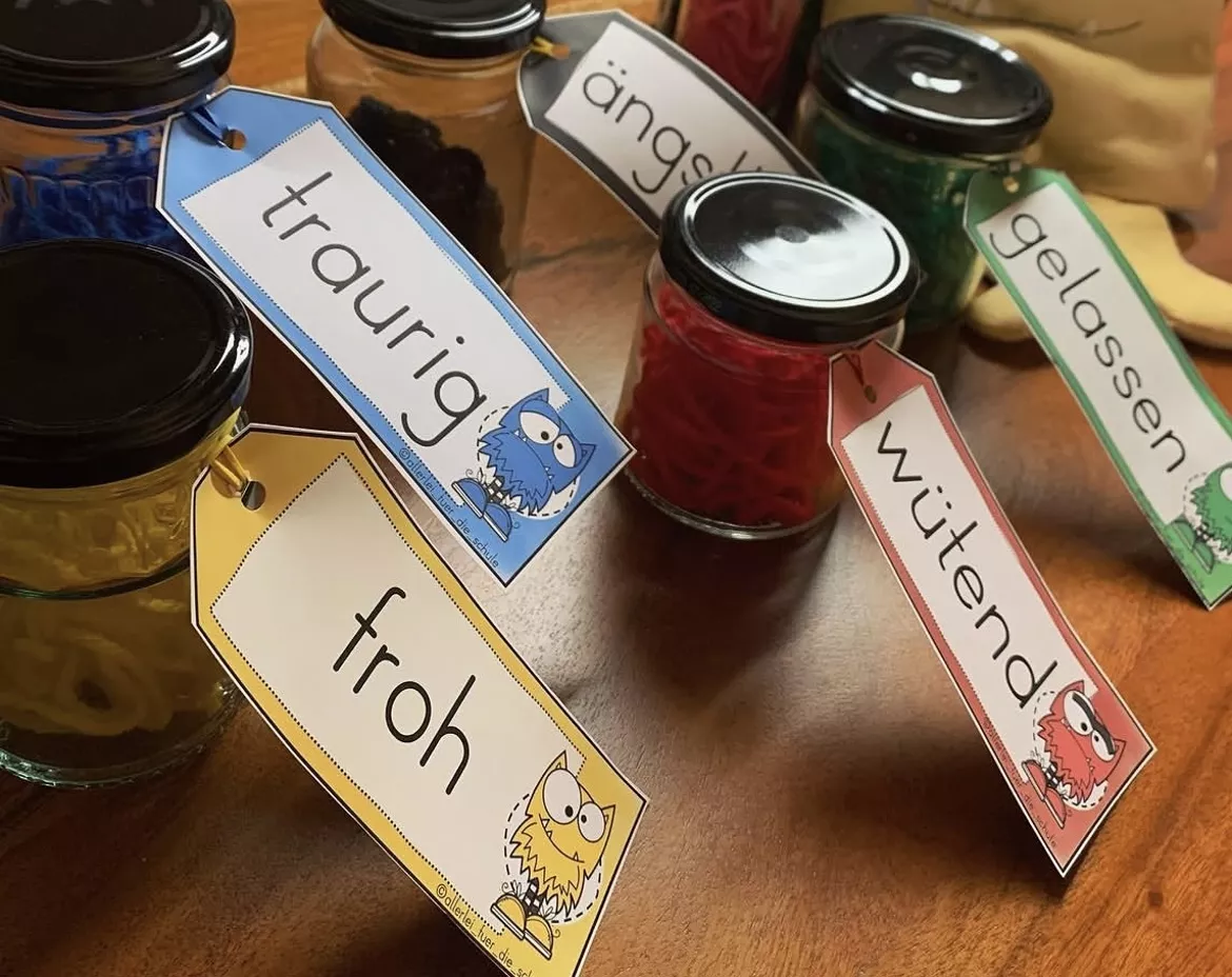 Bild in der Beschreibung des Unterrichtsmaterials Das Farbenmonster Materialpaket – Literaturprojekt Grundschule (Klasse 1–2) | Gefühle erkennen & benennen von allerlei_fuer_die_schule #1