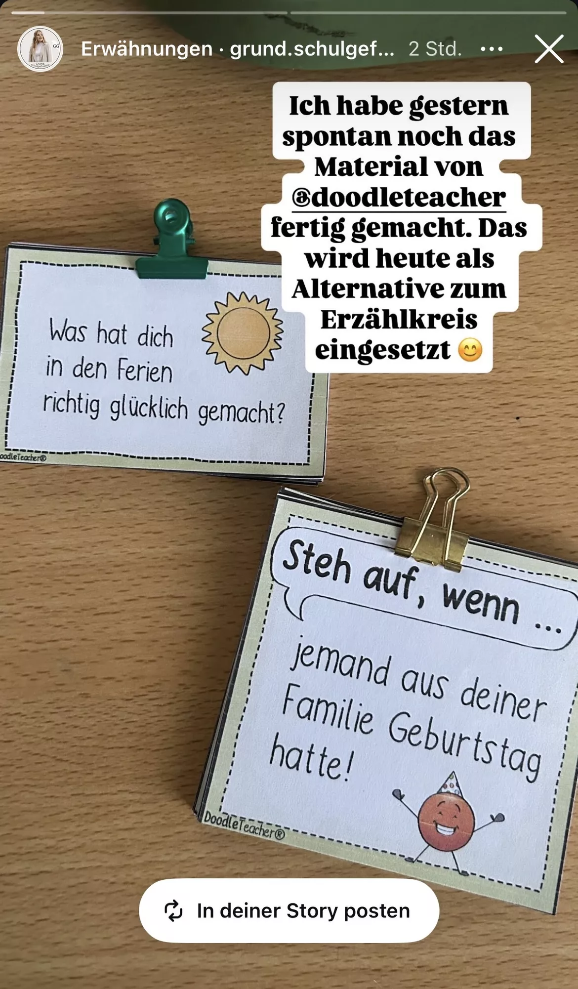 Bild in der Beschreibung des Unterrichtsmaterials Osterferien - PAKET 🐰🏫 9 Alternativen zum Erzählkreis / Ostern / Osterzeit von Doodleteacher #2
