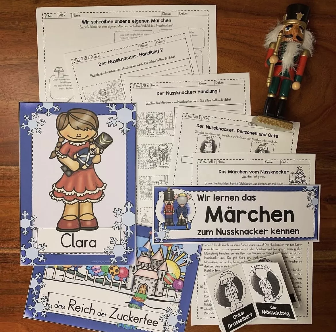 Bild in der Beschreibung des Unterrichtsmaterials "Der Nussknacker": Komplette Unterrichtsreihe für die Grundschule von allerlei_fuer_die_schule #3