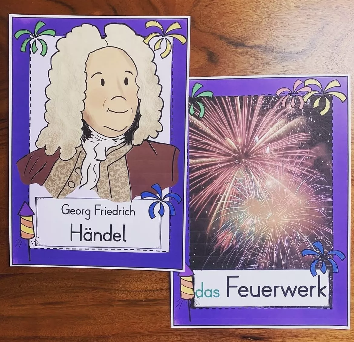 Bild in der Beschreibung des Unterrichtsmaterials Feuerwerksmusik (Händel): Komplette Unterrichtsreihe für die Grundschule von allerlei_fuer_die_schule #3