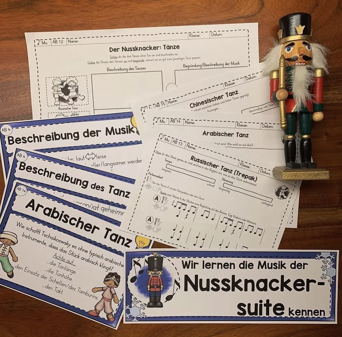 Bild in der Beschreibung des Unterrichtsmaterials "Der Nussknacker": Komplette Unterrichtsreihe für die Grundschule von allerlei_fuer_die_schule #4
