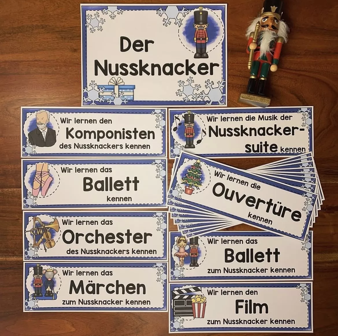 Bild in der Beschreibung des Unterrichtsmaterials Reihentransparenz zum Märchenballet "Der Nussknacker" für die Grundschule von allerlei_fuer_die_schule #1