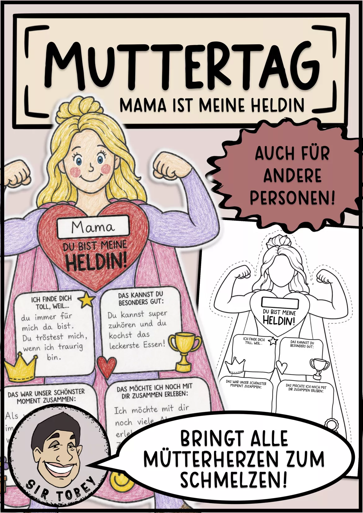 Bild in der Beschreibung des Unterrichtsmaterials Vatertag von Sir Tobey - Ethik mit Klasse #1