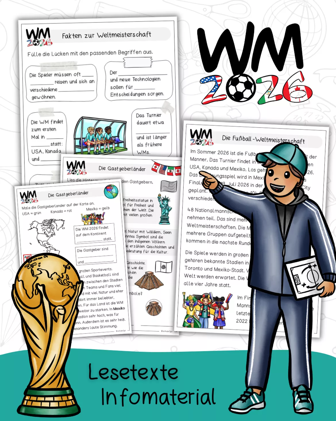 Bild in der Beschreibung des Unterrichtsmaterials Fußball WM 2026 von Schule2go #2