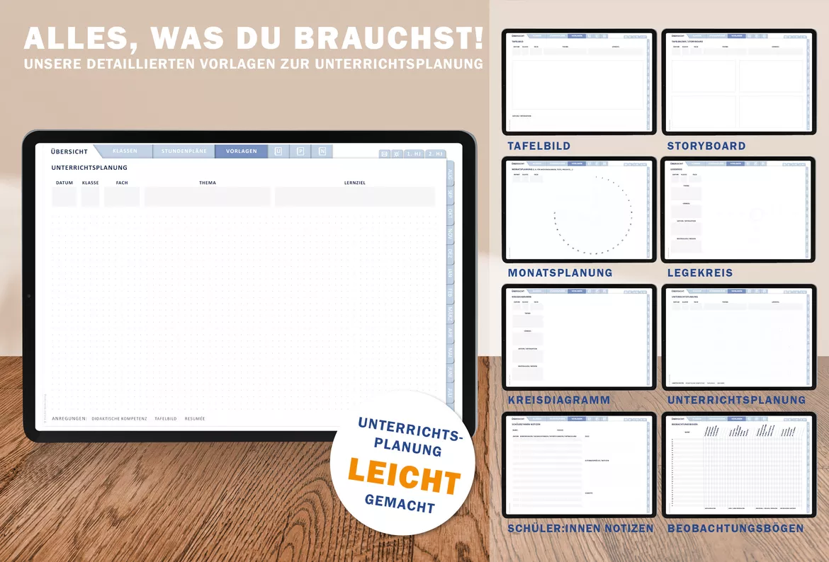 Bild in der Beschreibung des Unterrichtsmaterials Lehrerkalender digital Schuljahr 2026 2027 | interaktives PDF als digitaler Schulplaner von EDG - Eine der Guten Verlag GmbH #4